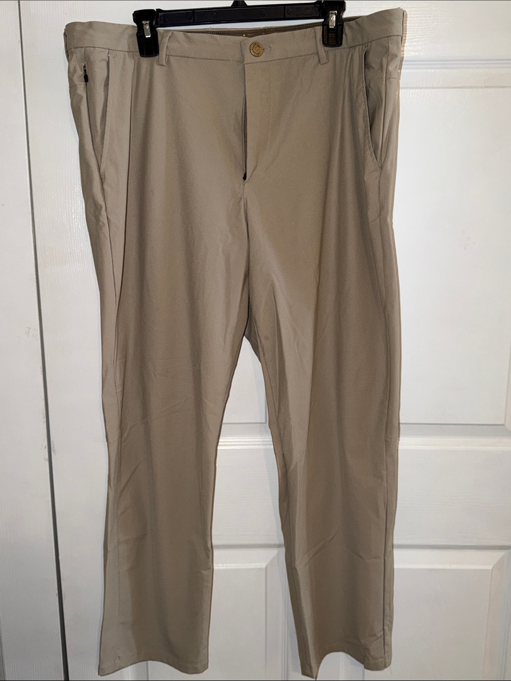 Chaps Men's Khaki Straight-Leg Chinos - Tan